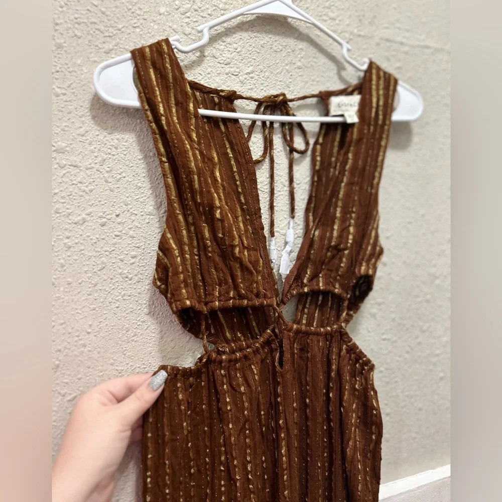 L*Space Rafael Cover-Up In Coffee NWOT XS - Picture 5 of 9